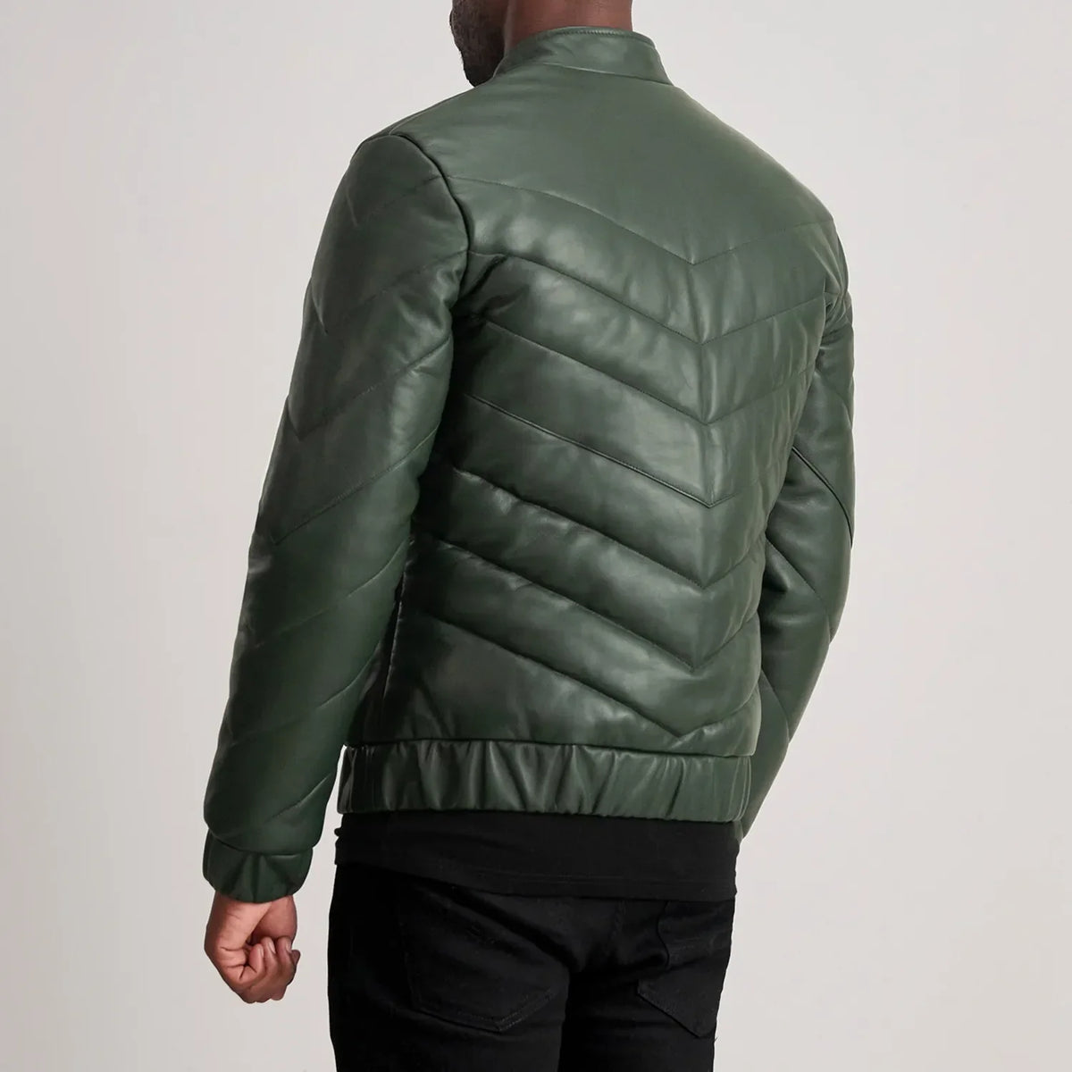 Travis Veste en Cuir pour Homme – Vue produit alternative 5