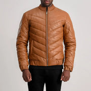 Travis Veste en Cuir pour Homme – Vue produit alternative 4