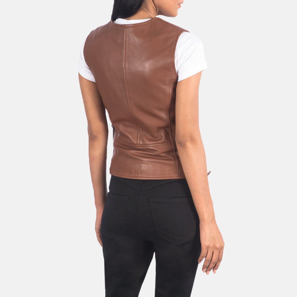 Authentic Sheepskin Leather with Semi-aniline Finish Grain Texture &amp; Heavy-Duty Seam Stitching Detail