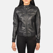 
Zenna Blouson Bombardier en Cuir pour Femme – alternate product view 4