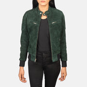 
Zenna Blouson Bombardier en Cuir pour Femme – alternate product view 1